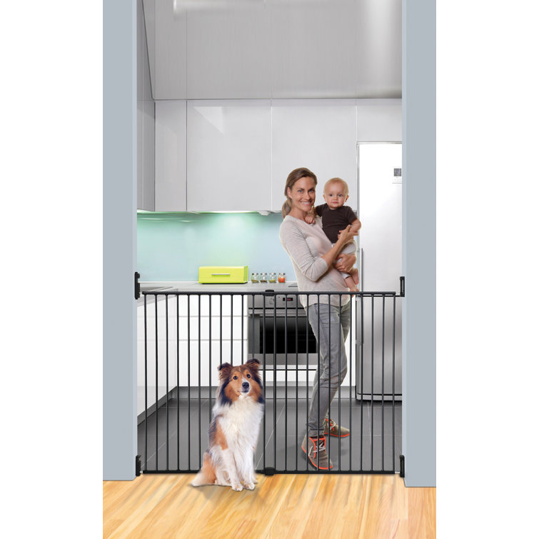 Broadway Gro-Gate Barrera De Seguridad Extra Ancha Y Extra Grande  Para 76 134 Cm Color Blanco